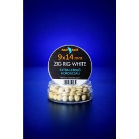   Zig Rig Csalik Extra Lebegő Horogcsali Fehér (White) 9x14 mm 20 g