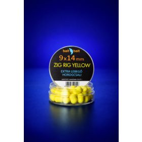   Zig Rig Csalik Extra Lebegő Horogcsali Sárga (Yellow) 9x14 mm 20 g